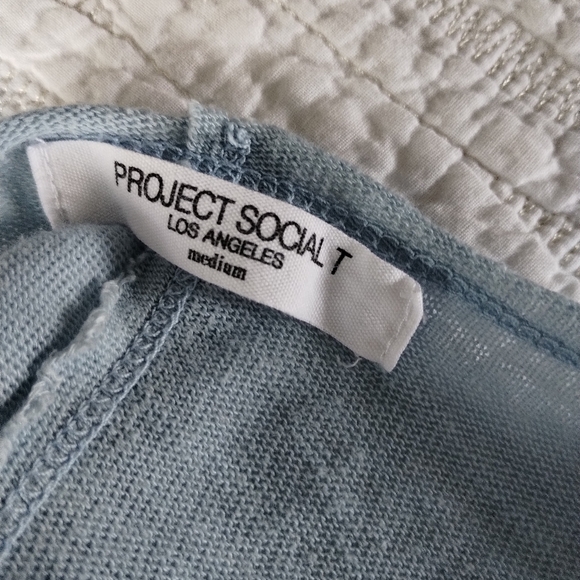 Project Social T Blue T Shirt Medium - Picture 7 of 7